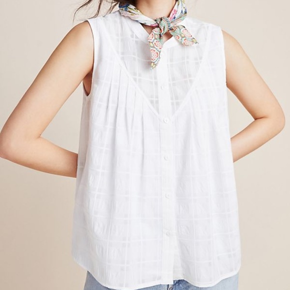 Anthropologie Tops - NEW Piper Sleeveless Blouse Anthropologie (M)